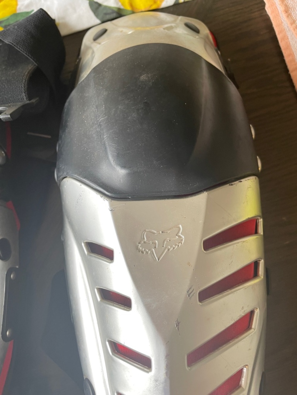 Fox Black Motocross Boots with Red Accent - Picture 9 of 9